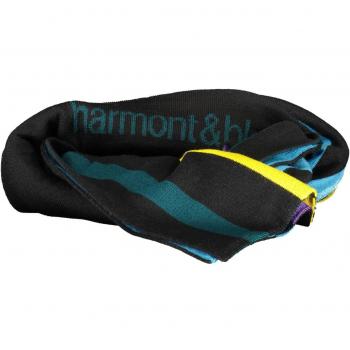 Harmont & Blaine Chic Wool-Blend Black Scarf with Embroidery Detail, Winter Scarves, male, Black, Size: ONE SIZE