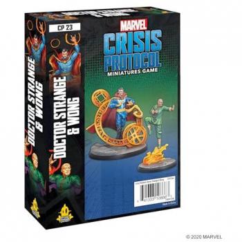 Asmodee Marvel Crisis Protocol: Dr. Strange & Wong - Juego de Mesa en Inglés, Incluye miniaturas de alta calidad, para 2 o más jugadores, recomendado para mayores de 10 años, con un tiempo de juego aproximado de