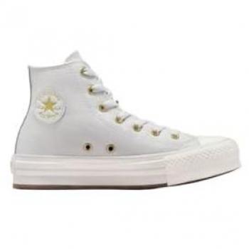 Converse Chuck Taylor All Star EVA Lift Hi Barely Grey/Egret Casual Mujer Zapatillas 38 Textil
