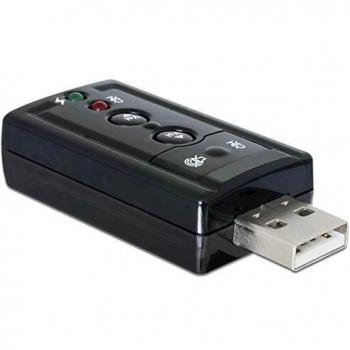 Tarjeta de sonido externa USB Delock 7.1 canales