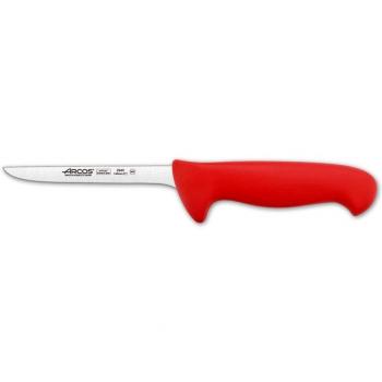 Arcos Serie 2900, Cuchillo Deshuesador, Hoja de Acero Inoxidable Nitrum de 140 mm, Mango inyectado en Polipropileno Color Rojo