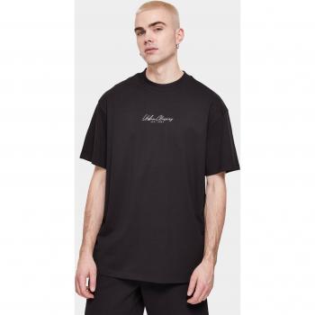 Camiseta Urban Classics Oversized con Bordado Medio - S a XL - para Hombre - Negra