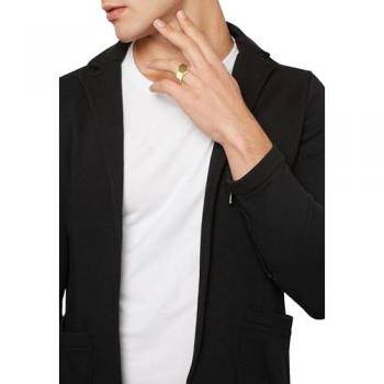 Anillo de Hombre Kaleido en Acero Plateado Talla 21 Sin Piedras - Breil TJ3062