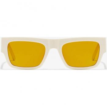 Gafas de sol unisex polarizadas D.Franklin Emblem SQ White Ivory / Yellow