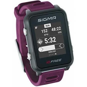 Sigma Sport Id.free, Reloj Multideporte Con GPS Para Deportes Al Aire Libre Y Navegación Notificaciones Inteligentes G Unisex Adulto, Plum, TU EU