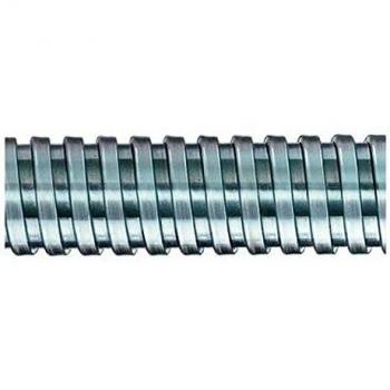 Flexa SPR-AS Protective Metallic Hose 10m, Steel, VDE, OD 21mm, ID 18mm