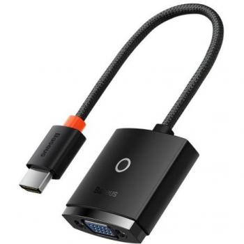 Adaptador Baseus HDMI a VGA de la serie Video Tool Lite en color negro (WKQX010001)