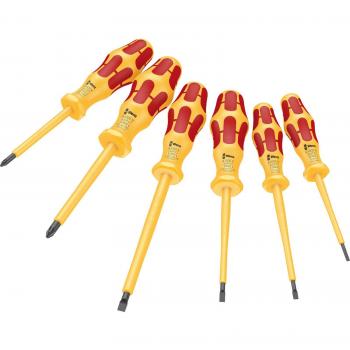 Wera 1060 i/1065 i/6 Juego de destornilladores Kraftform VDE, 6 piezas