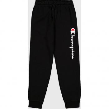 Pantalón de Chándal Champion 306876 Negro para Niño, Variedad de talla, Rib Cuff