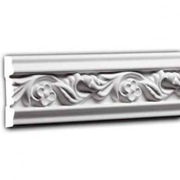 Moldura Decorativa Rococó-Barroca Blanca Profhome 2 m