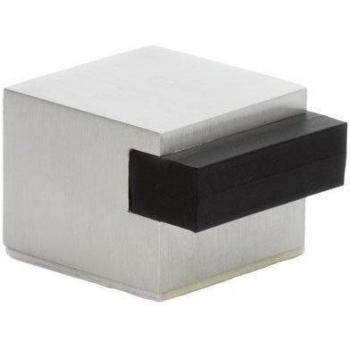 Tope de Puerta Cuadrado, Adhesivo, Inoxidable,,25x25x25mm