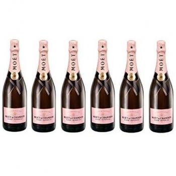 Moet & Chandon - Champagne Brut Rosé Imperial - [ 6 BOTELLAS x 750 ml ]
