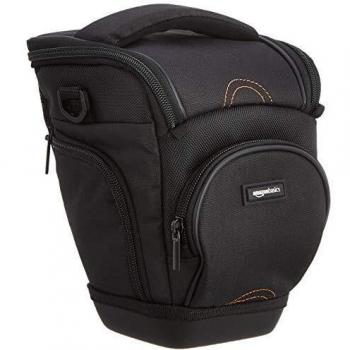 Amazon Basics - Funda para cámara de fotos réflex, color negro