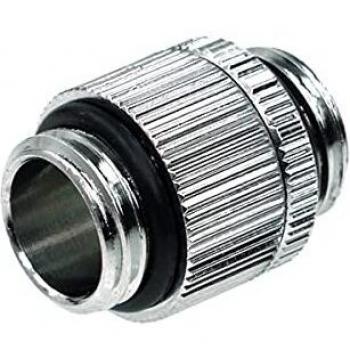 Alphacool 17032 double nipple G1/4'' outer thread to G1/4'' outer thread revolvable - chrome Water cooling Fittings