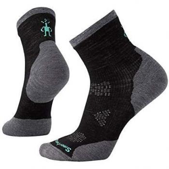 SmartWool PHD CW MC Running Calcetines, Mujer, Color Negro, tamaño S