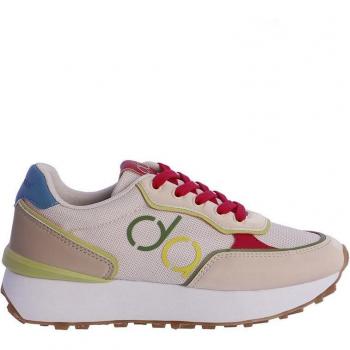 Zapatillas deportivas de mujer Laia en tonos multicolor con cordones y suela antideslizante