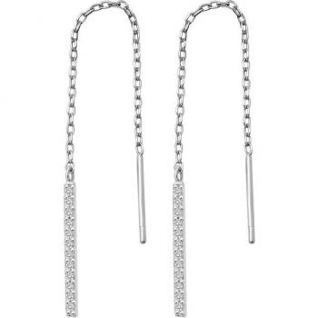 Pendientes Time Road WS03249 de Plata para Mujer
