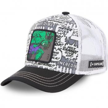 Gorra Trucker Capslab x Marvel (Hulk) - Black Print