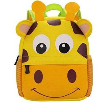 Mochila Infantil para Niños Primaria Pequeña Guardería Mochila Preescolar para Niños de 2-5 Años Dibujo de Animal Lindo