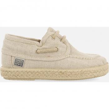 Gioseppo - Alpargatas de niño en tejido de estilo náuticos, color beige, con detalles en yute, cómodas y resistentes