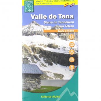 Valle de Tena - Sierra de Tendeñera, mapa excursionista. Escala 1:40.000. Español, English. Alpina Editorial.
