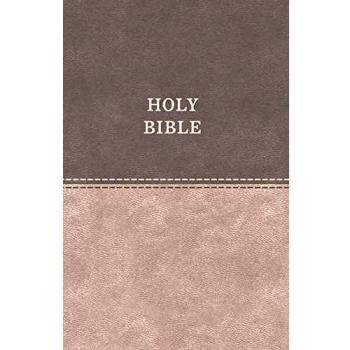 KJV, Value Thinline Bible, Large Print, Imitation Leather, Gray, Red Letter Edition: Holy Bible, King James Version