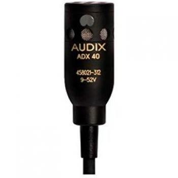 Audix ADX40 Black Cardioid Lavalier Condenser Microphone