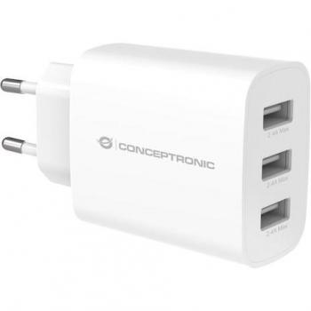 Conceptronic ALTHEA13W Cargador de Dispositivo Móvil Universal Blanco