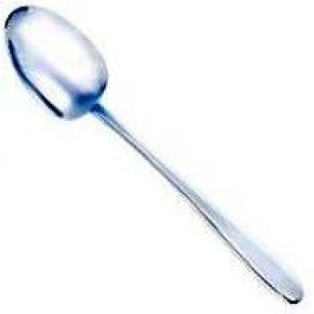 BigBuy S2702068 Cuchara de Postre Arcoroc Luxe Hotel Acero Inoxidable, 12 pcs, Nickel