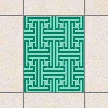 Pattern Design GmbH Adhesivo Decorativo para Azulejos – Decorativo Laberinto 25 cm x 20 cm, tamaño: 20 Piezas