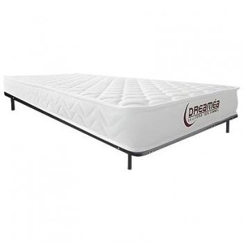 Conjunto de Somier de Lamas + Colchón de Espuma Viscoelástica PELOPS de DREAMEA - 15 cm Grosor - 90 x 190 cm