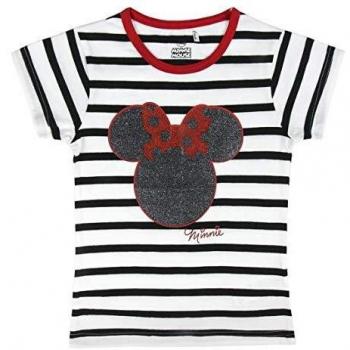 Cerdá Camiseta Manga Corta Premium Minnie, Negro