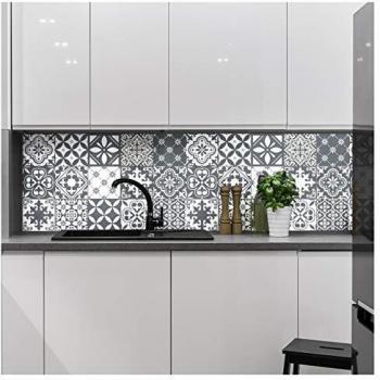 Ambiance-Live col-RV-0353_20x20cm Pegatina de Pared, Vinilo, 6 Unidades