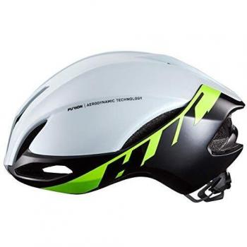 HJC FURION Road Rennradhelm Race Fahrrad Helm 190g Zeitrennen Belüftung Inmold Aerodynamisch, FRN, Farbe Weiß Grün - Glänzend, Größe XS/S