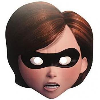 Careta de cartón de Mrs Increible para adulto, Talla única
