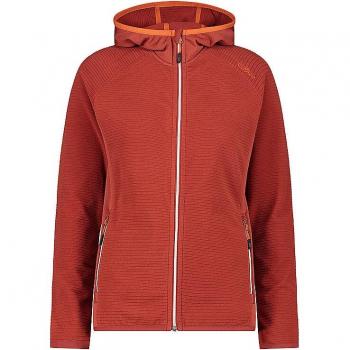 CMP Women's Stretch Fleece Hoodie Jacket - Dark Red - Size 40