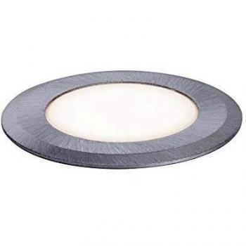 Foco empotrado LED redondo para exterior IP67 2W 3000K en acero inoxidable