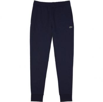 Lacoste Eco-Friendly Cotton Jogger Pants for Men - Dark Blue, Size XS