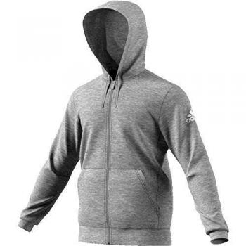 adidas M Mh Plain FZ Sudadera, Hombre, brgrin/Blanco, S