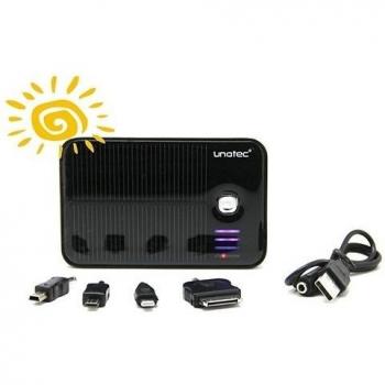 Unotec Cargador Solar Con 2X USB 5000Mah