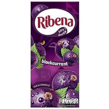 Zumo de Arándano Negro Ribena 250ml - Pack de Catering (Caja de 24)