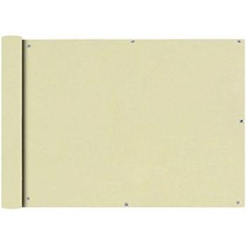 vidaXL Toldo para Balcón Tela Oxford Blanco Crema 75x400 cm Lona para Terraza