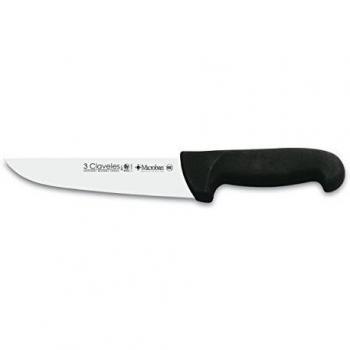 3 Claveles Cuchillo Carnicero Proflex, Acero Inoxidable, Negro, 20 cm-8