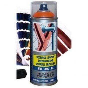 Laca Acrílica Brillante RAL 2008 Naranja Rojo Claro - 400 ml MOTIP