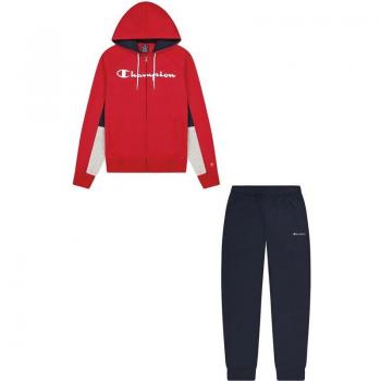 Chándal Champion Hooded Full Zip Hombre Rojo