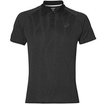 Asics M Club GPX Polo, Hombre, Negro