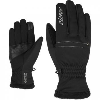 Ziener Idina GTX Women's Multi-Sport Gloves with Touch Technology - Size 6 Black