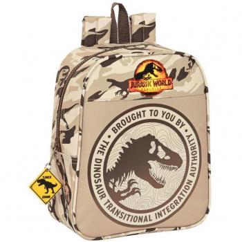 Mochila Safta Infantil Adaptable a Carro Jurassic World Dominion 27x22 cm
