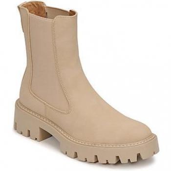 Only ONLBETTY-1 Nubuck PU Chelsea Boots for Women in Camel