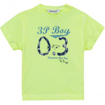 3 Pommes American Blue Bay Camiseta, Jaune